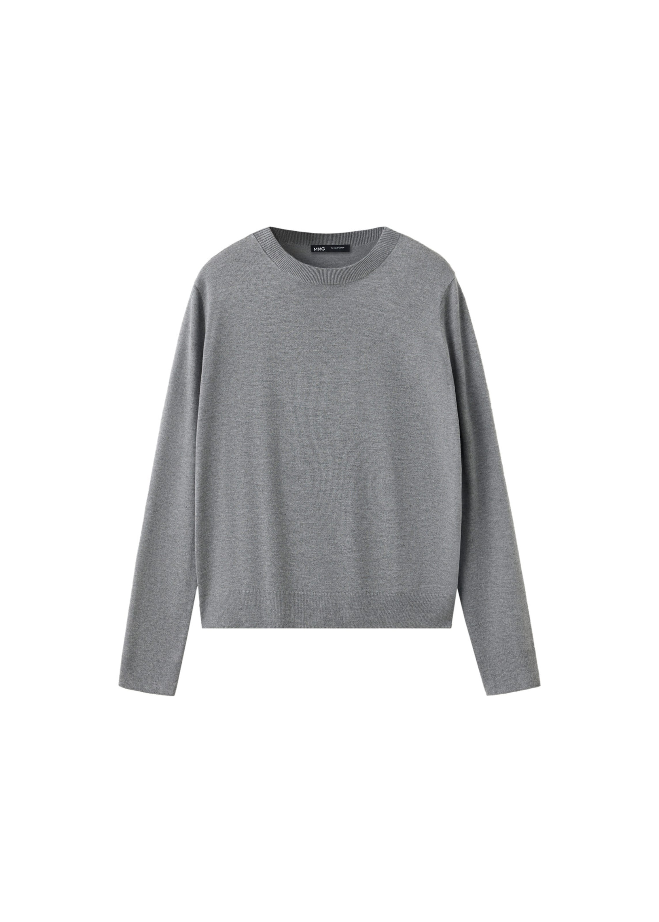 MANGO Pullover 'LUCCACIR' in Grau: Vorderseite