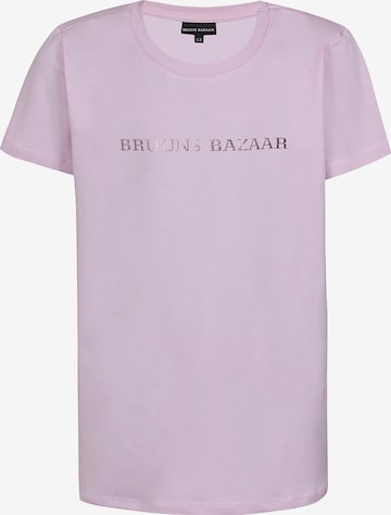 Tricou de la Bruuns Bazaar Kids pe mov: față