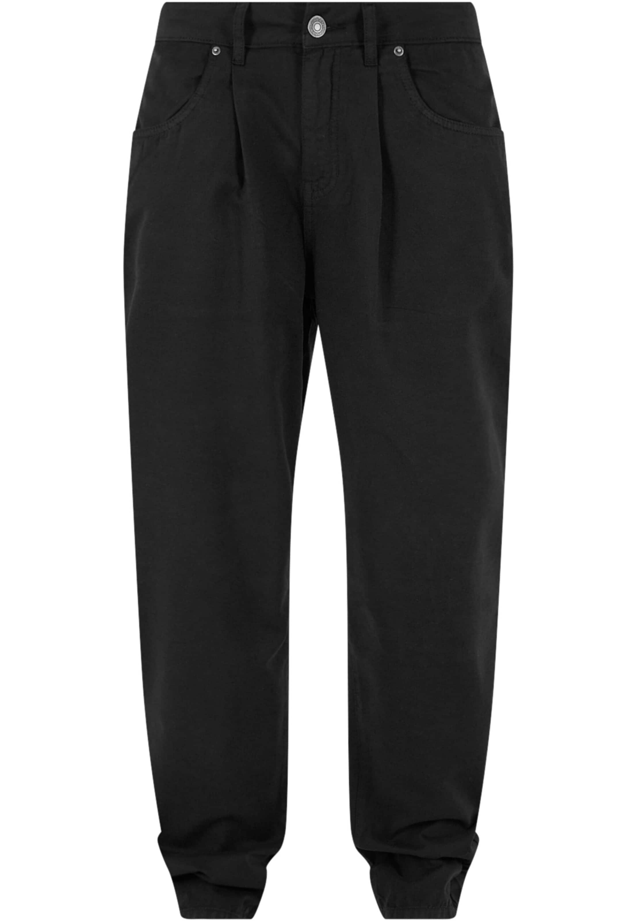 Pantaloni de la Urban Classics pe negru: față