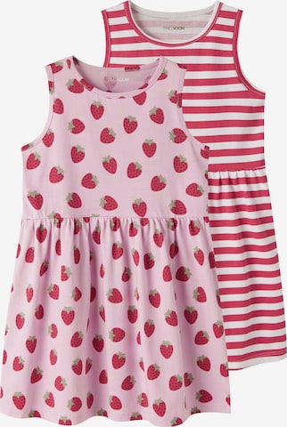 Robe TWO SOON en rose : devant