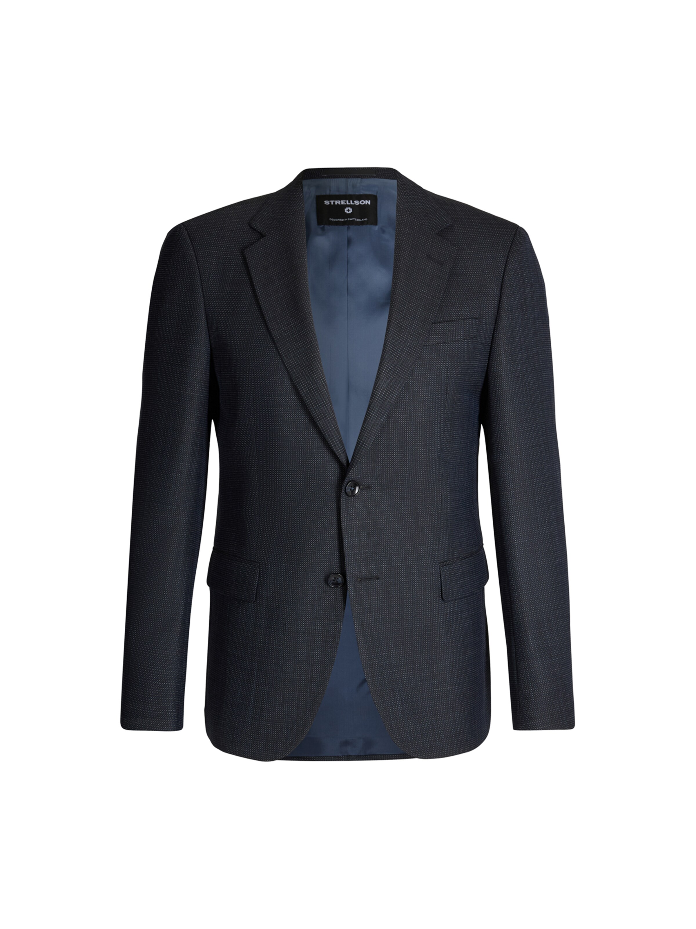 Coupe regular Veste de costume 'Aidan' STRELLSON en bleu : devant