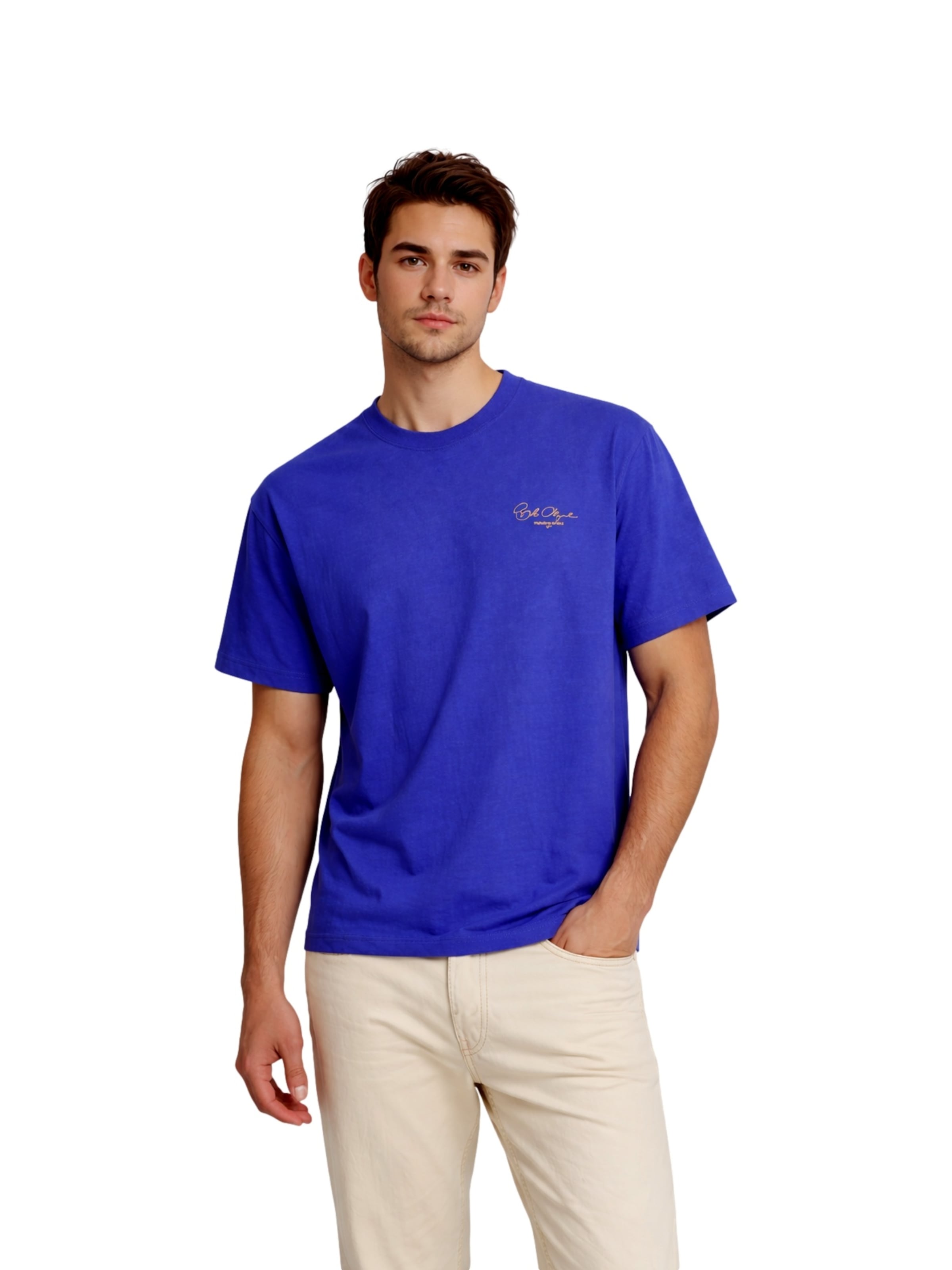 T-Shirt 'Sanremo' JACK & JONES en bleu : devant