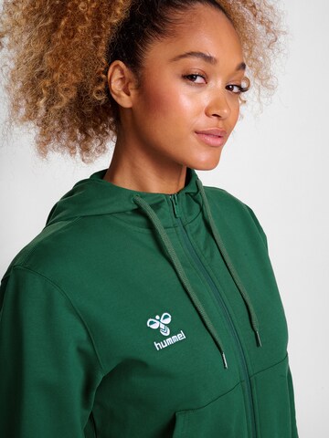 Hummel Sportsweatjacke 'GO 2.0' in Grün