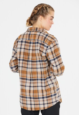 Whistler Athletic Button Up Shirt 'Wolfhard' in Brown