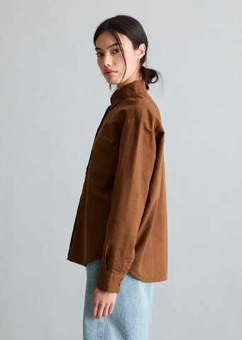 Marc O'Polo DENIM Bluse in Braun