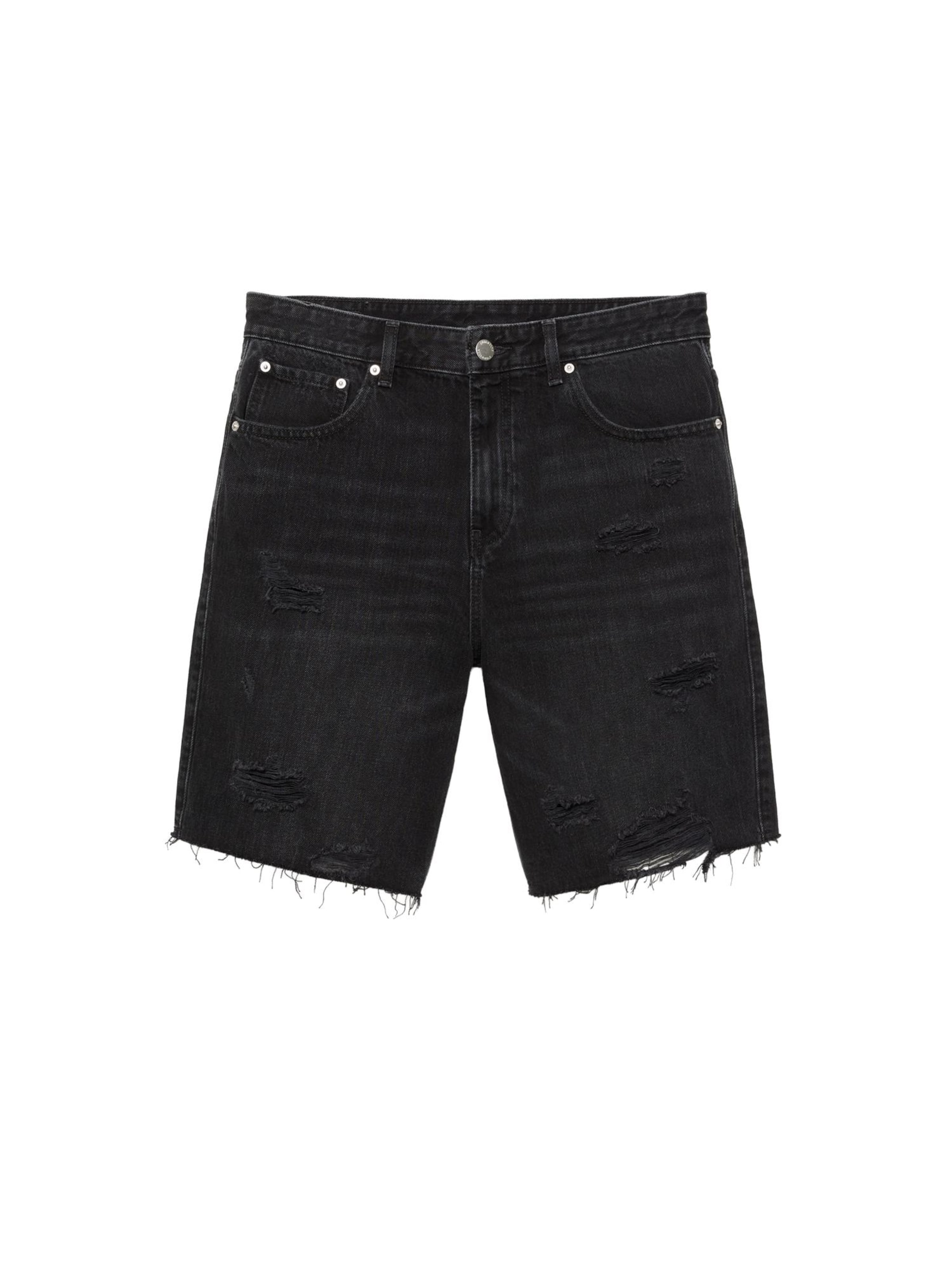 Loosefit Jeans di Pull&Bear in nero: frontale