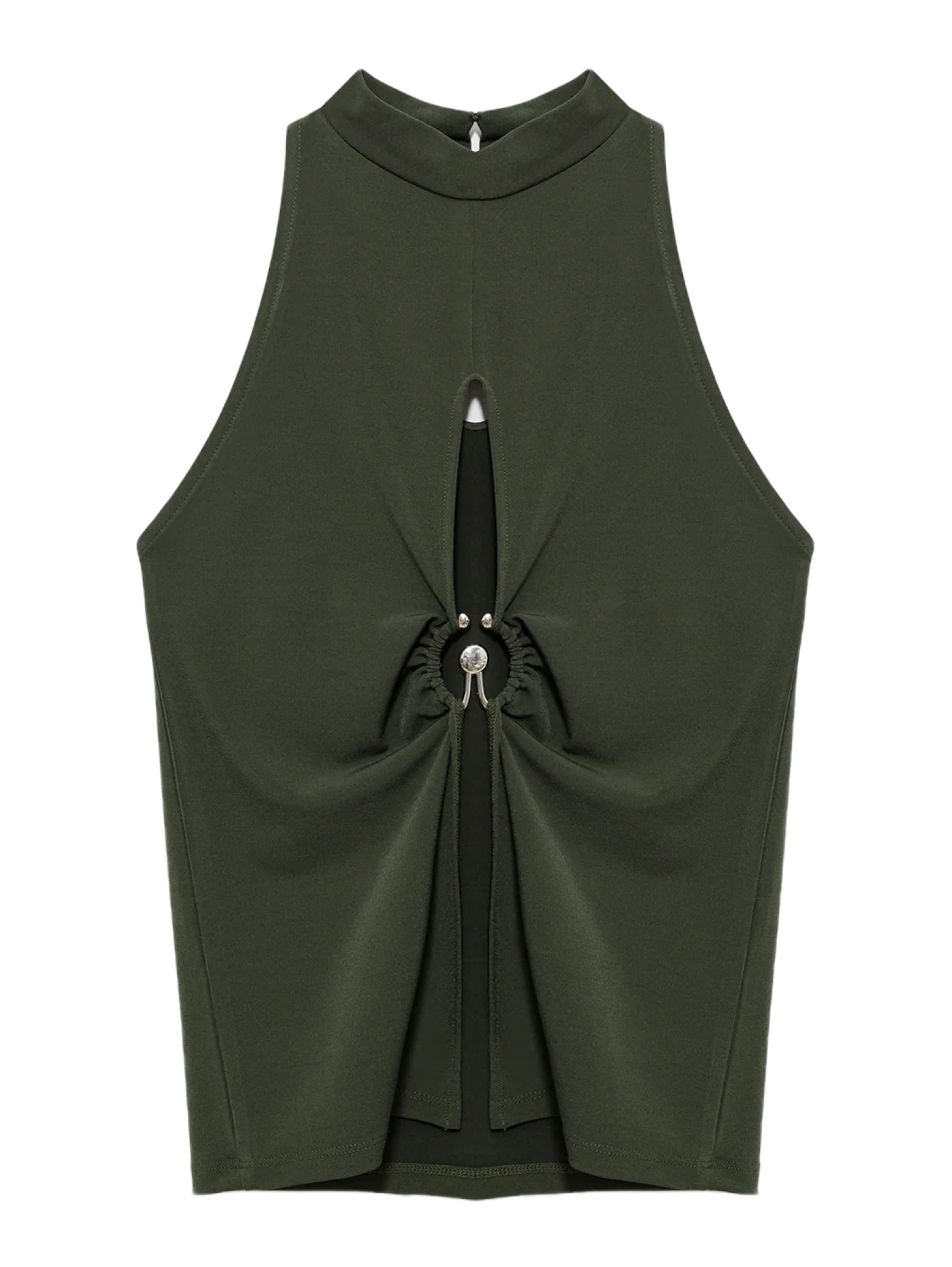 No Matter What Top in Groen: voorkant