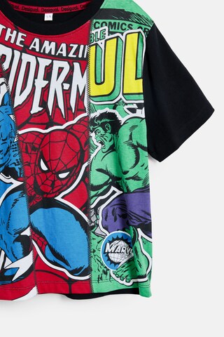 Desigual Tričko 'Marvel™' - Čierna