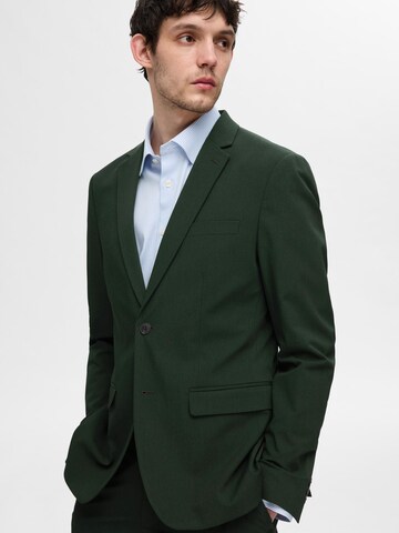 SELECTED HOMME Slim fit Σακάκι για το γραφείο 'Liam' σε πράσινο