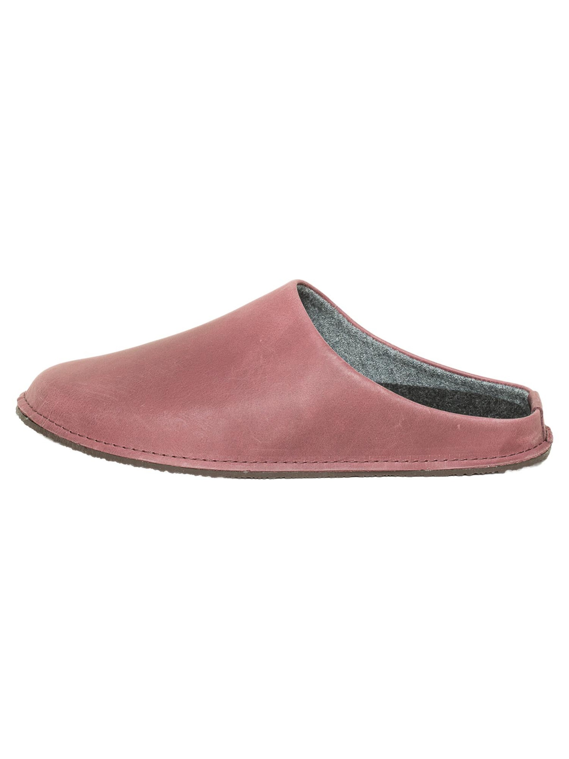 Gottstein Slippers 'Leather Loafer' in Red
