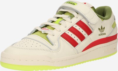 Sneaker low 'Forum The Grinch' ADIDAS ORIGINALS pe verde / roșu / negru / alb lână, Vizualizare produs