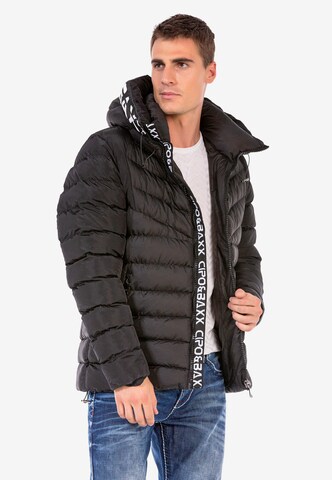 CIPO & BAXX Winterjacke in Schwarz