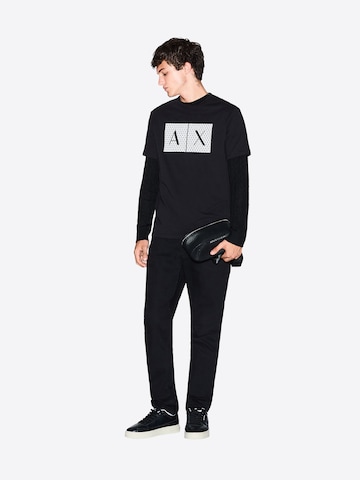EA7 Emporio Armani Shirt '8NZTCKZ8H4Z1100' in Zwart