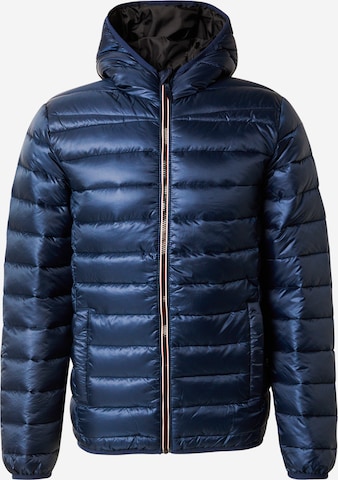 Veste mi-saison BLEND en bleu : devant