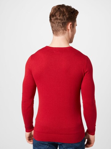 Pull-over TOM TAILOR en rouge