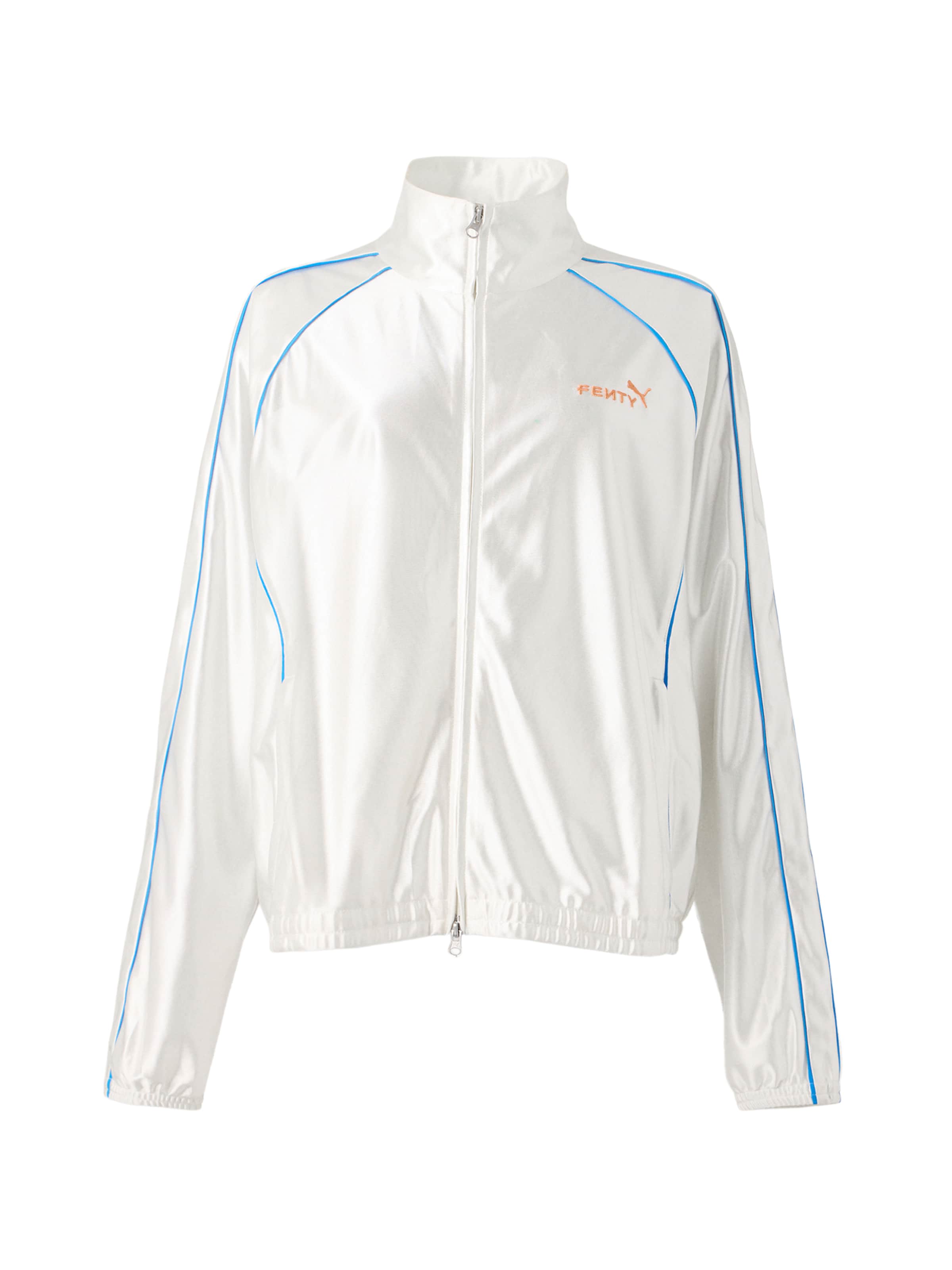 kék / világos narancs / gyapjúfehér PUMA Átmeneti dzseki 'PUMA X FENTY T7', Termék nézet