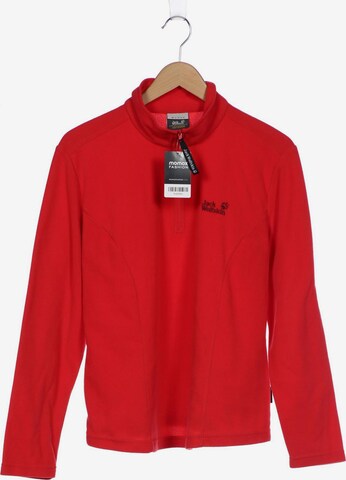 JACK WOLFSKIN Sweatshirt & Zip-Up Hoodie in 4XL in Red: front