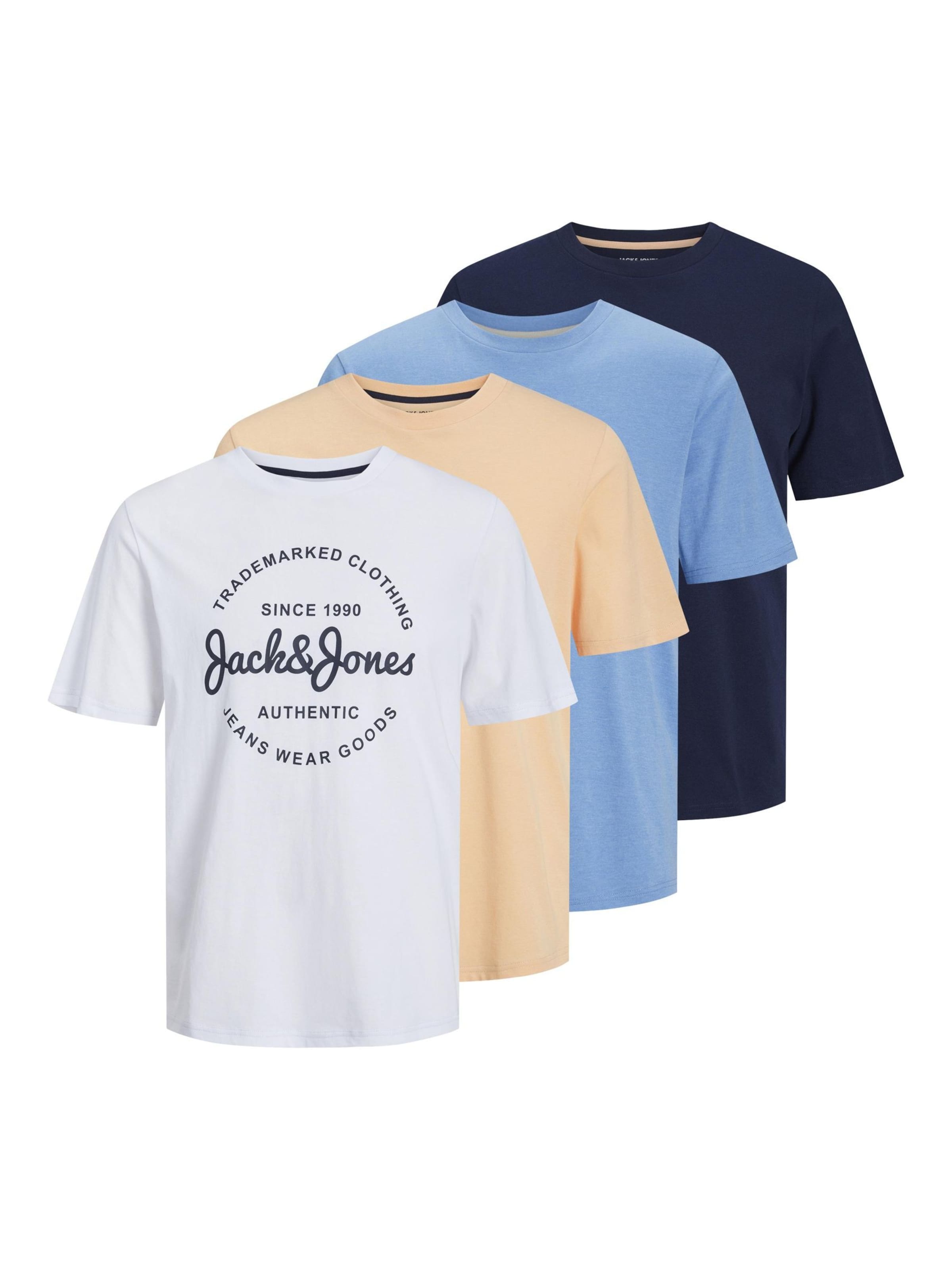 Jack & Jones Plus Shirt in Blue: front
