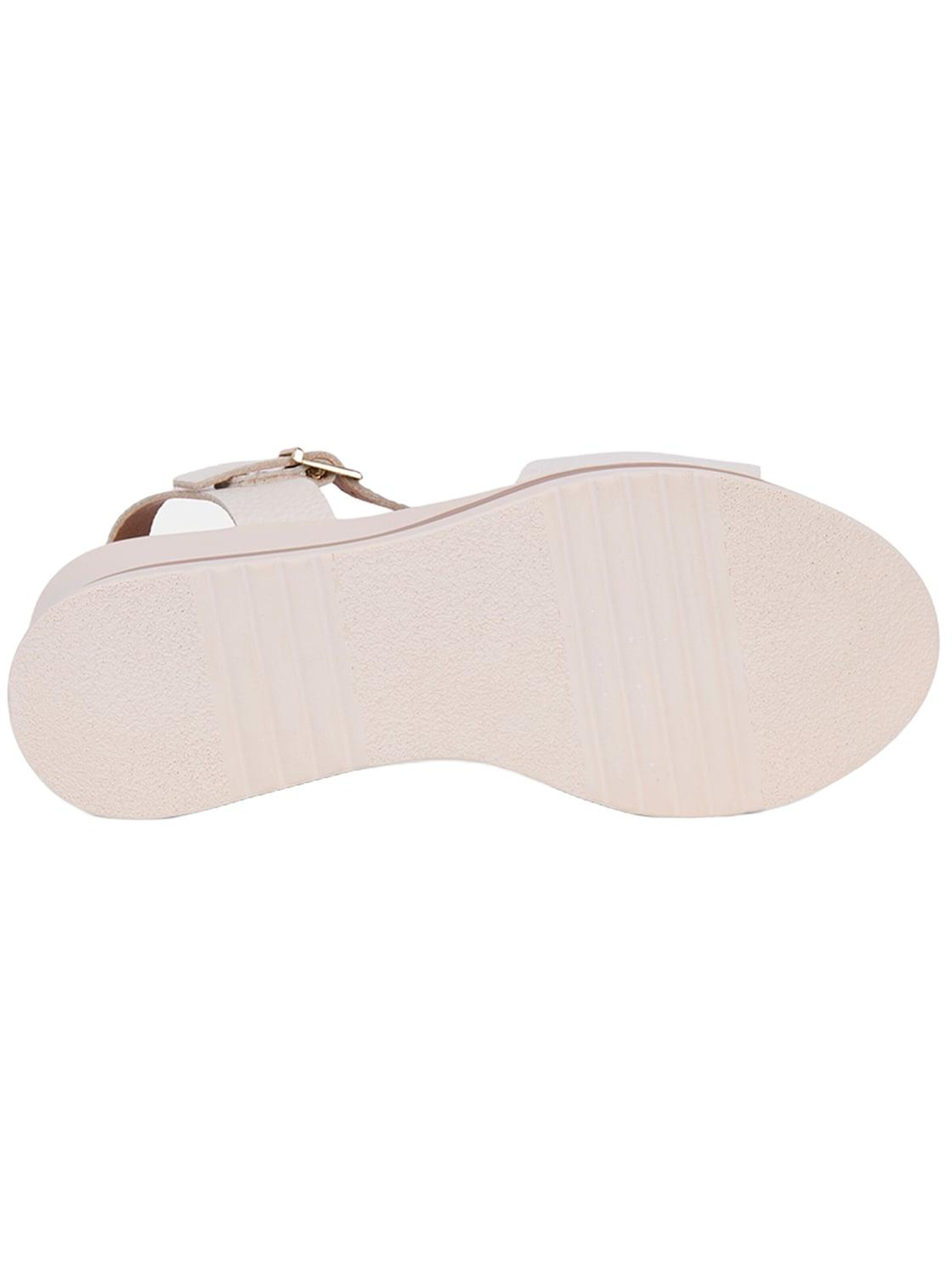 Desa T-bar sandals 'Keilsandalen' in Beige