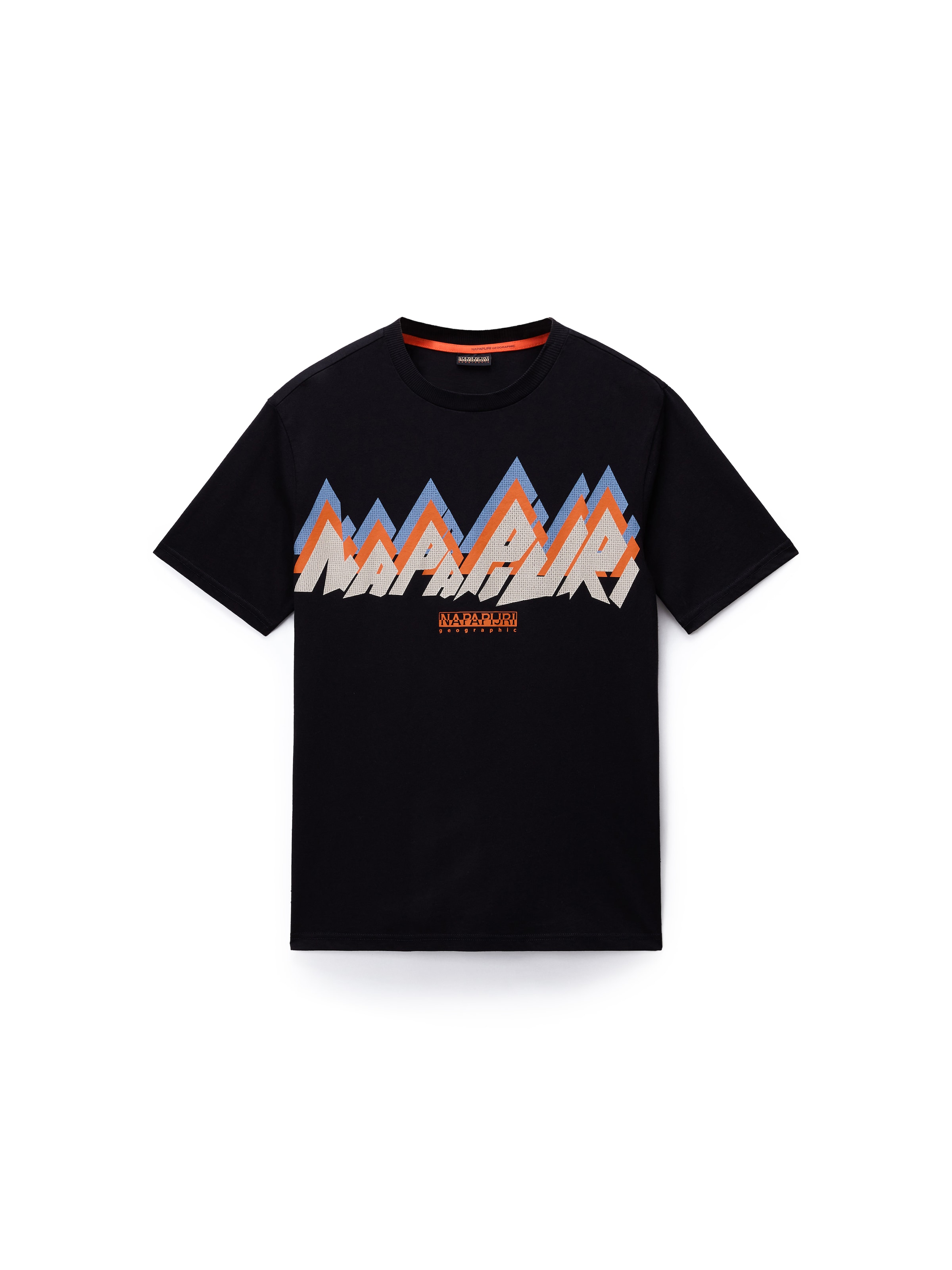 NAPAPIJRI Μπλουζάκι 'S-Fiemme' σε μαύρο: μπροστά