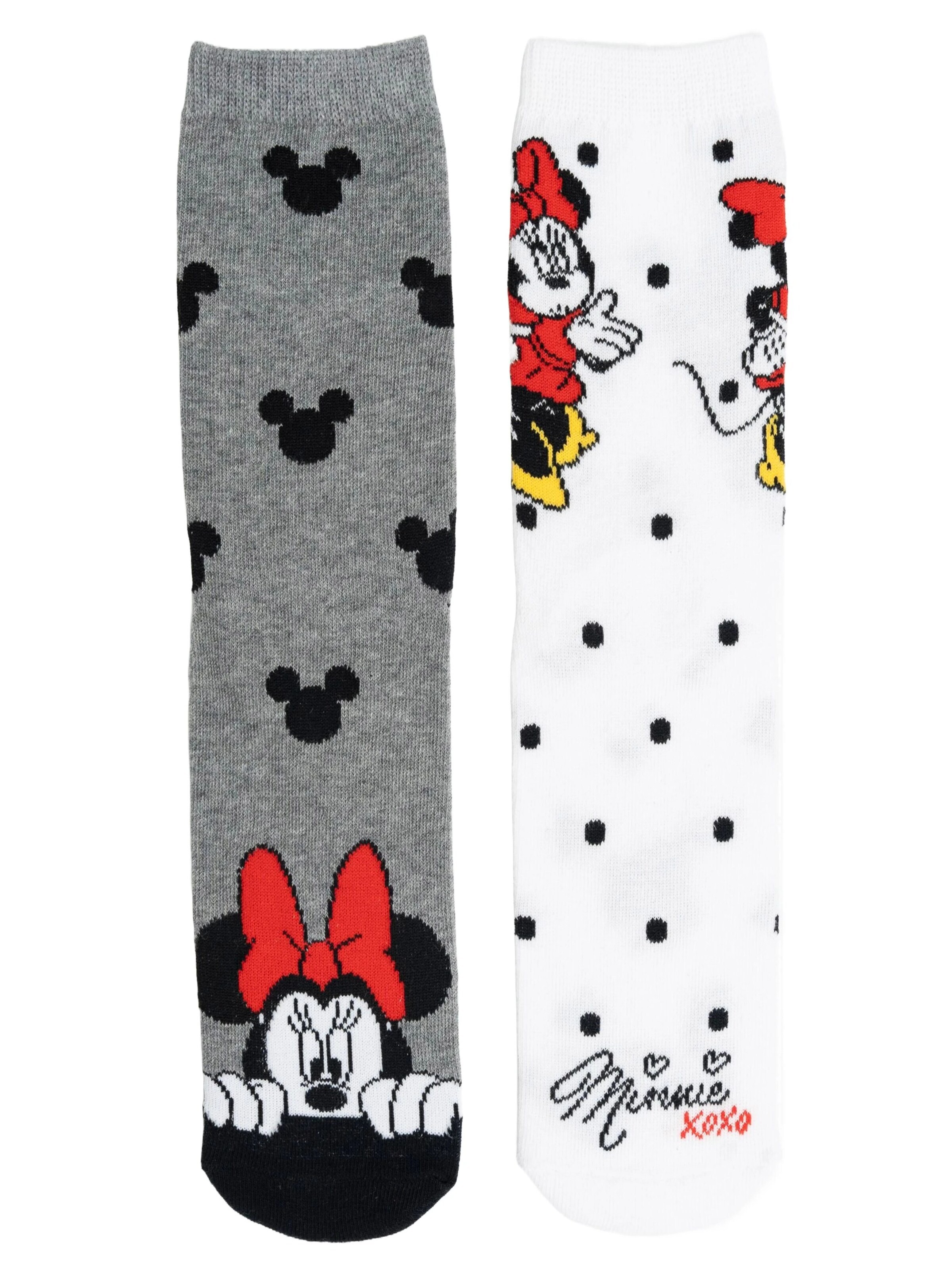 Disney Minnie Mouse Socks in Mixed colors: front