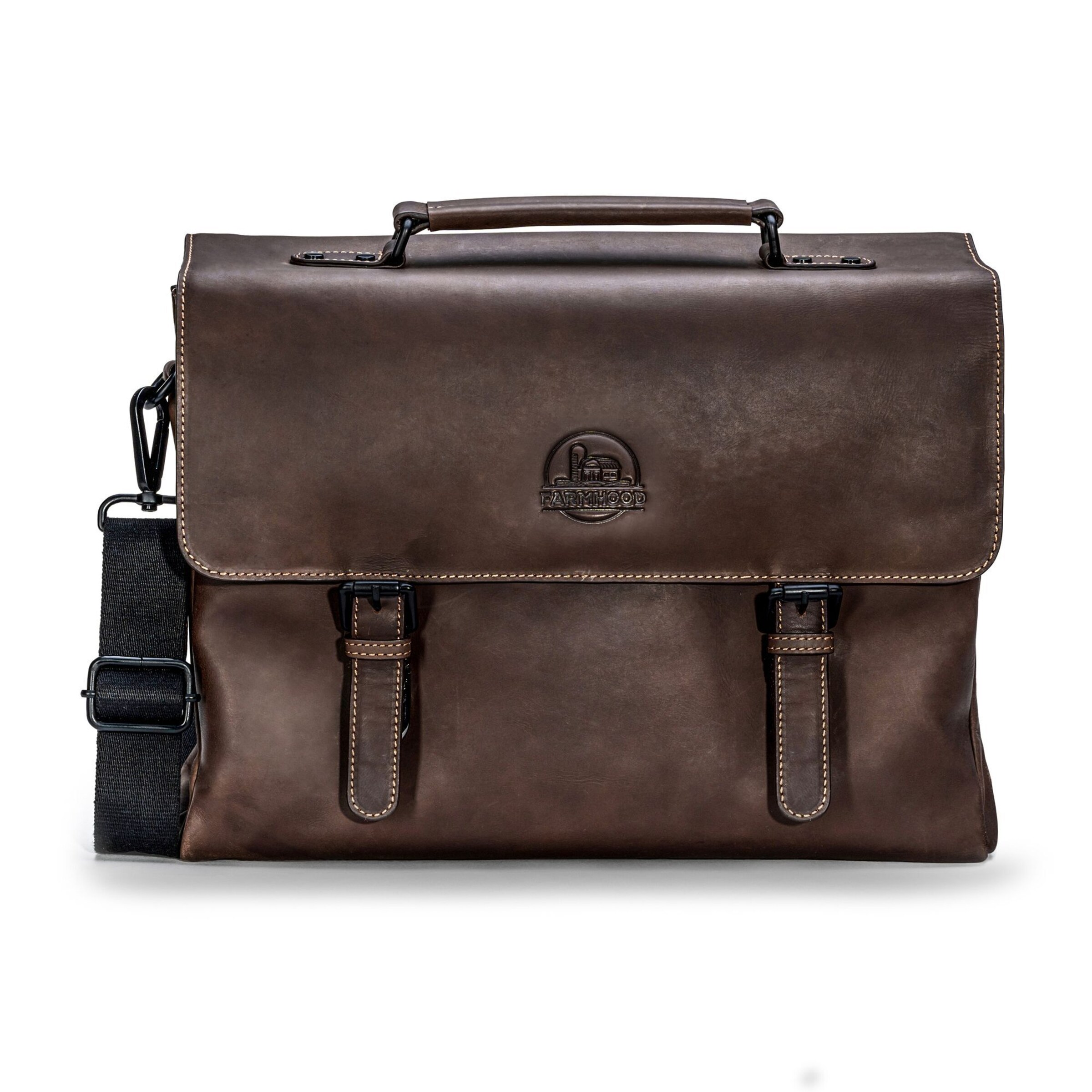 Farmhood Document bag in Brown: front