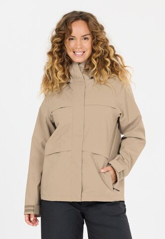 Whistler Regenjacke 'Liel' in Beige: Vorderseite