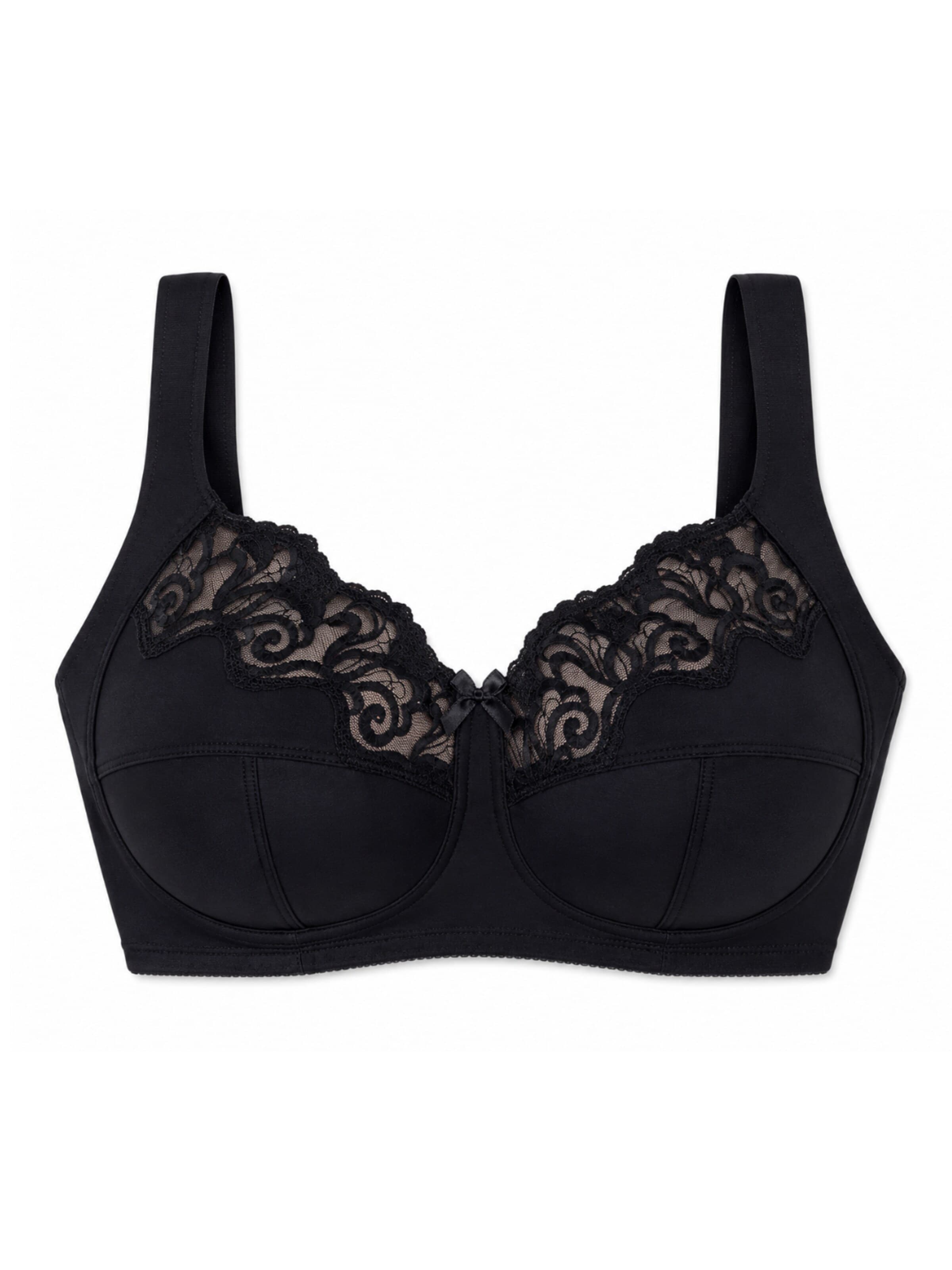 Classico Reggiseno di MILENKA in nero: frontale
