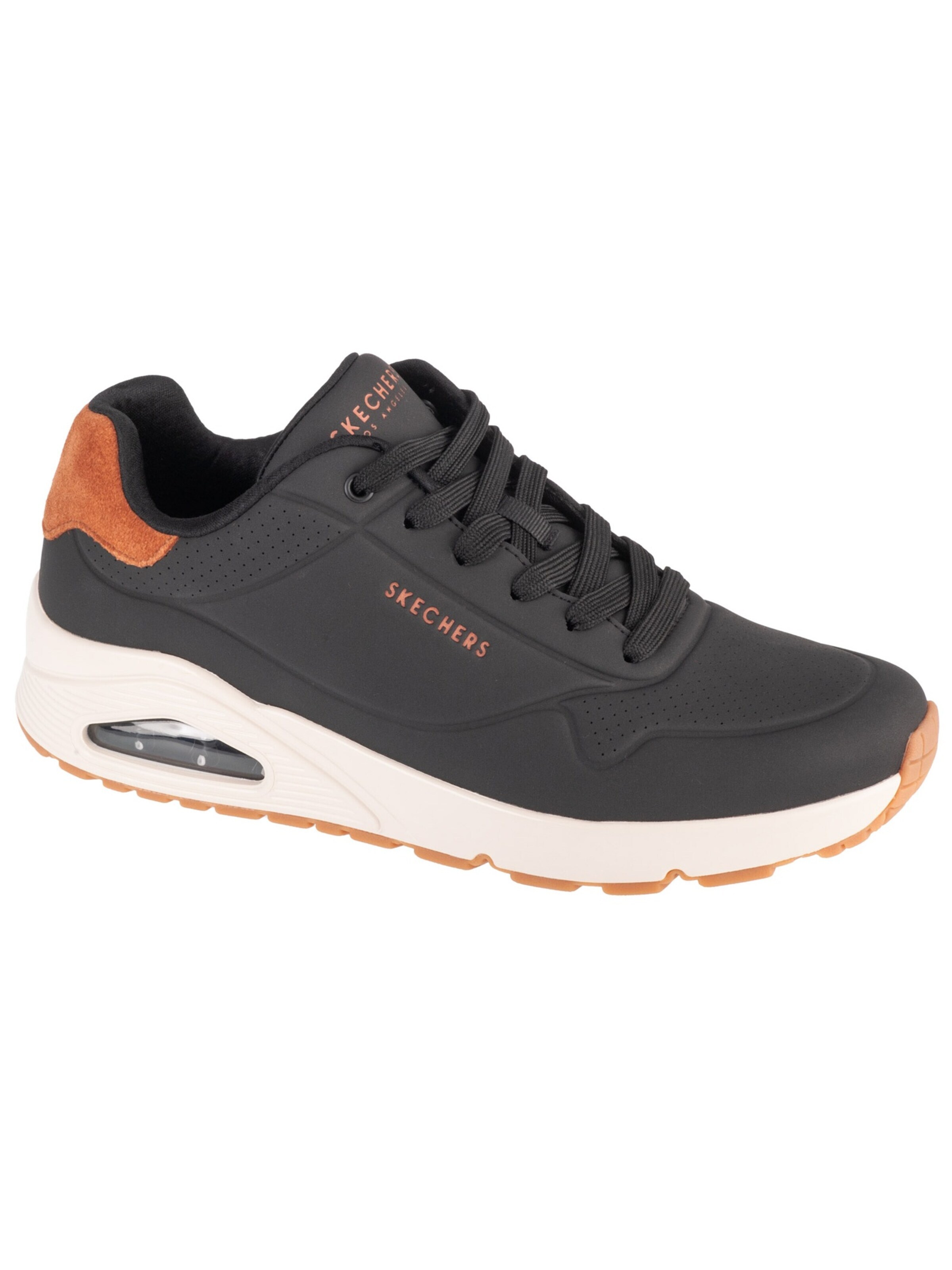 Sneaker bassa 'Uno - Suited On Air' di SKECHERS in nero