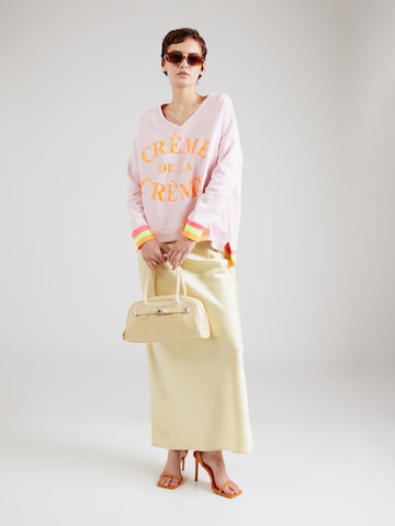 miss goodlifeSweater majica 'Creme de la Creme' - roza boja