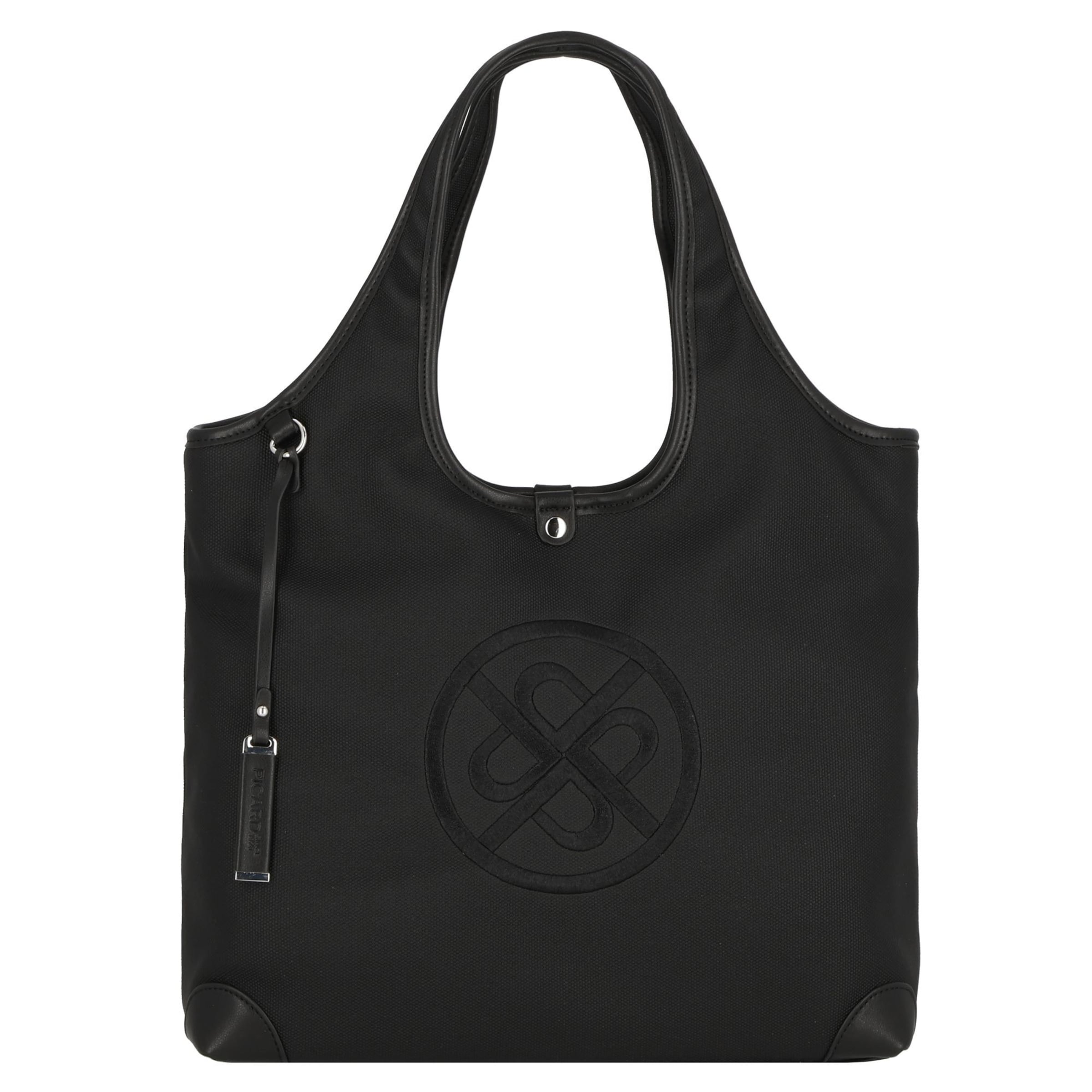 Picard Schultertasche 'Pretty' in Schwarz: Vorderseite