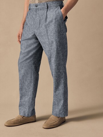 Slimfit Pantaloni con pieghe di Next in blu