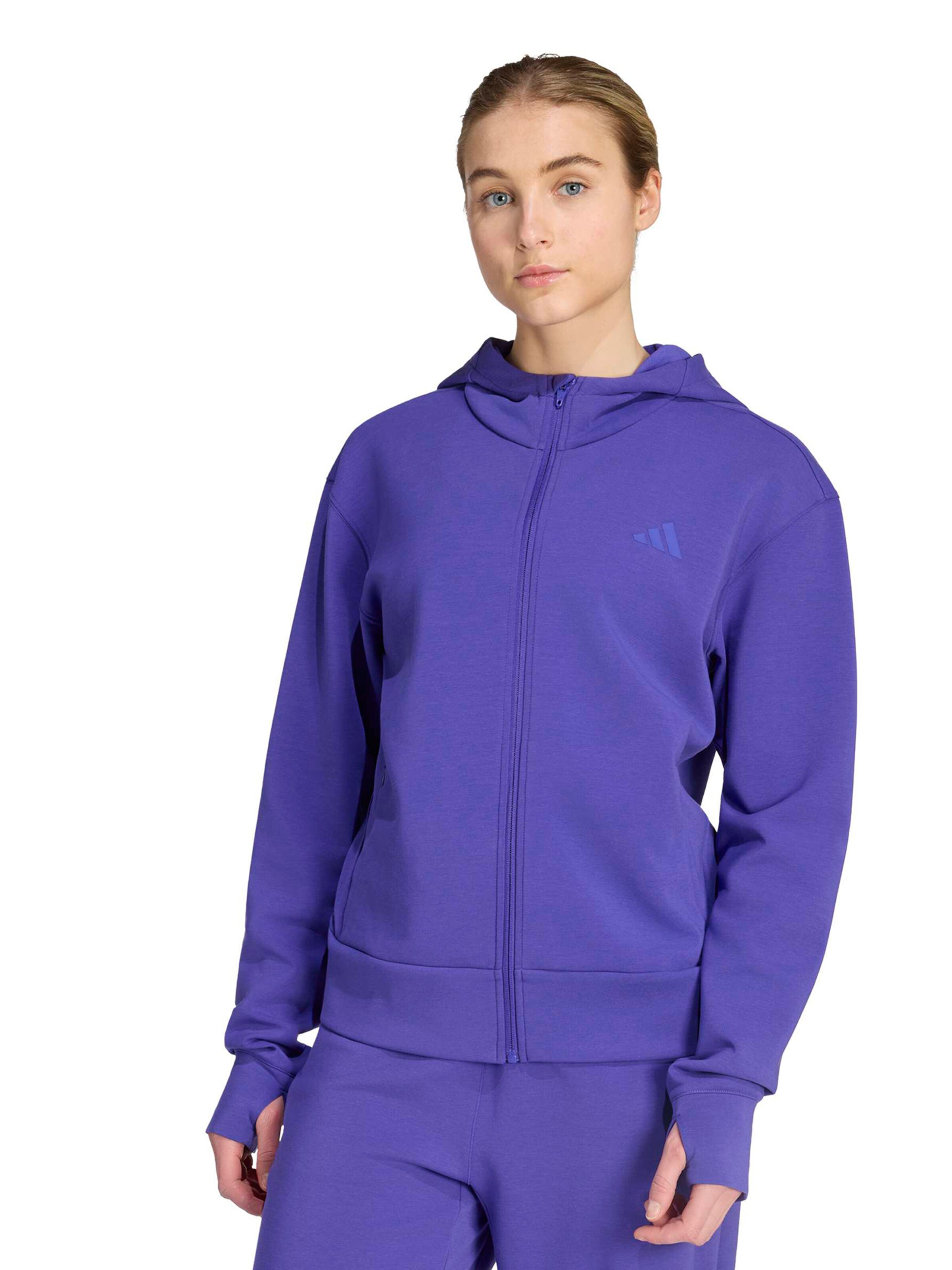 Veste de survêtement 'Designed 4 Training' ADIDAS PERFORMANCE en violet : devant