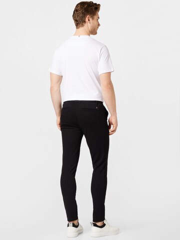 Les Deux - Slimfit Calças chino 'Pascal' em preto