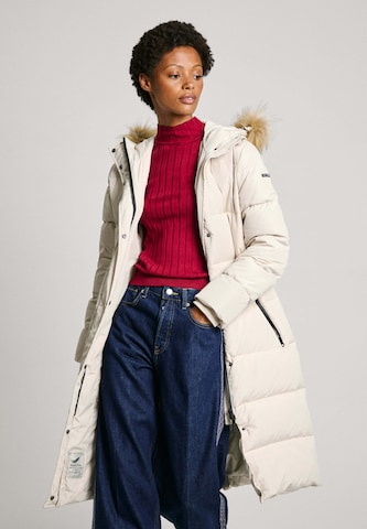Giacca invernale ' BELLA ' di Pepe Jeans in bianco: frontale
