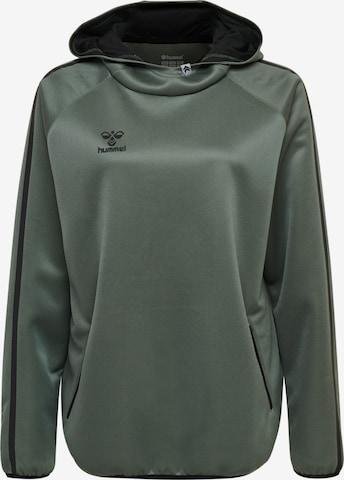 Sweat de sport Hummel en vert : devant