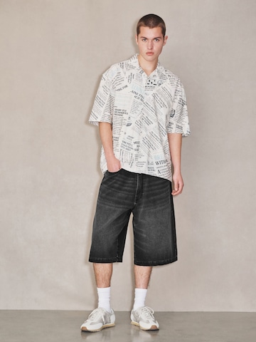 Baggy Jeans 'Jumbo Jort' di Next in nero