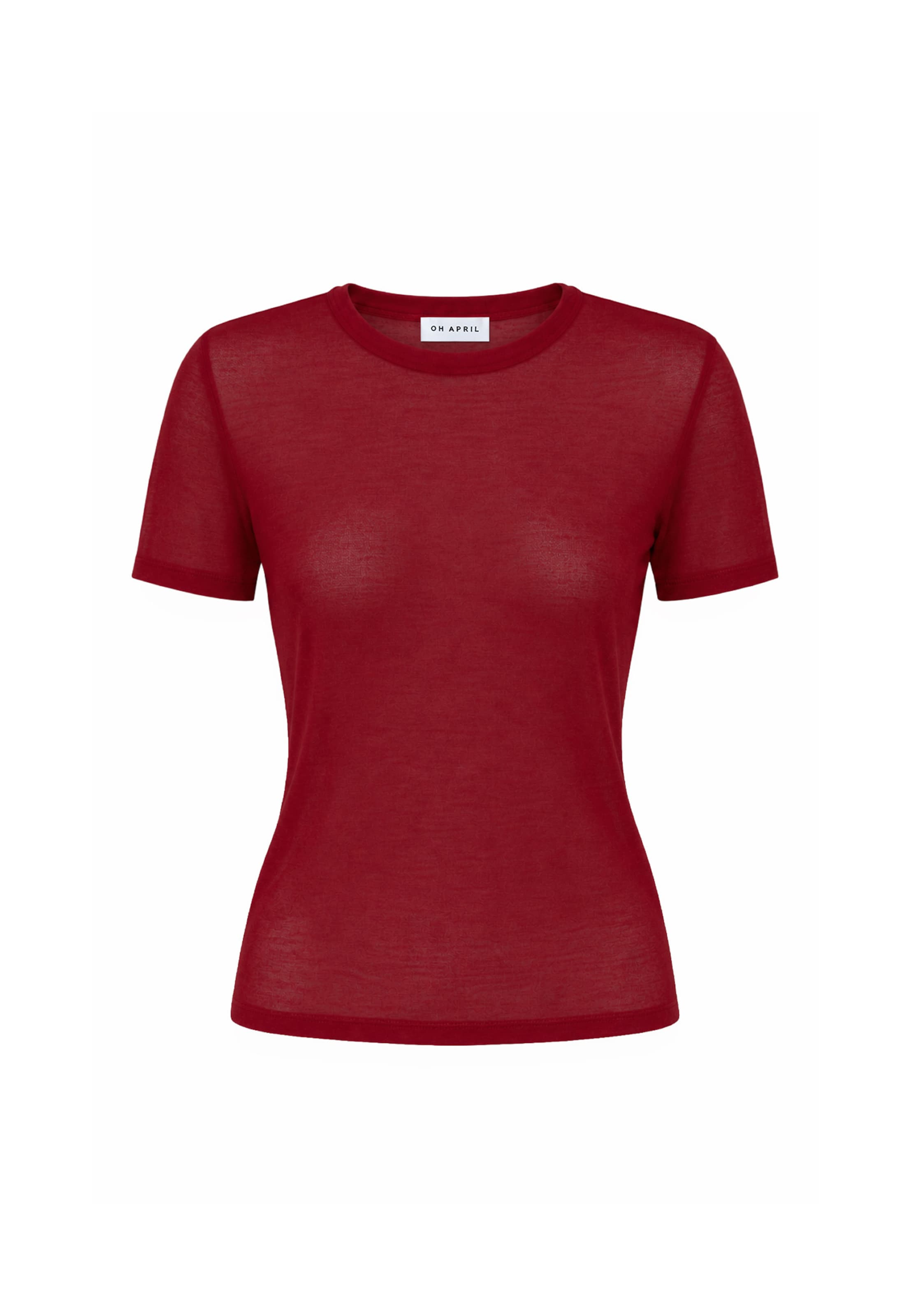 Maglietta 'Elin' di OH APRIL in rosso: frontale