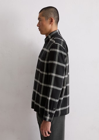 Marc O'Polo Regular fit Overhemd in Zwart