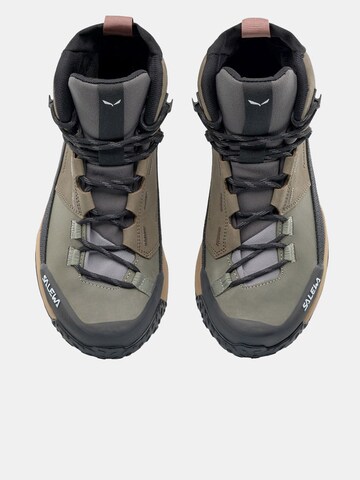 SALEWA Boots ' Puez Leather Mid Powertex ' in Braun