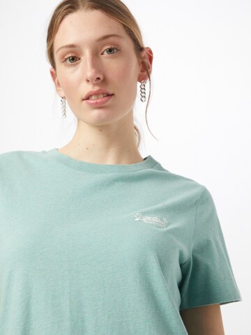 Superdry T-Shirt 'Classic' in Blau