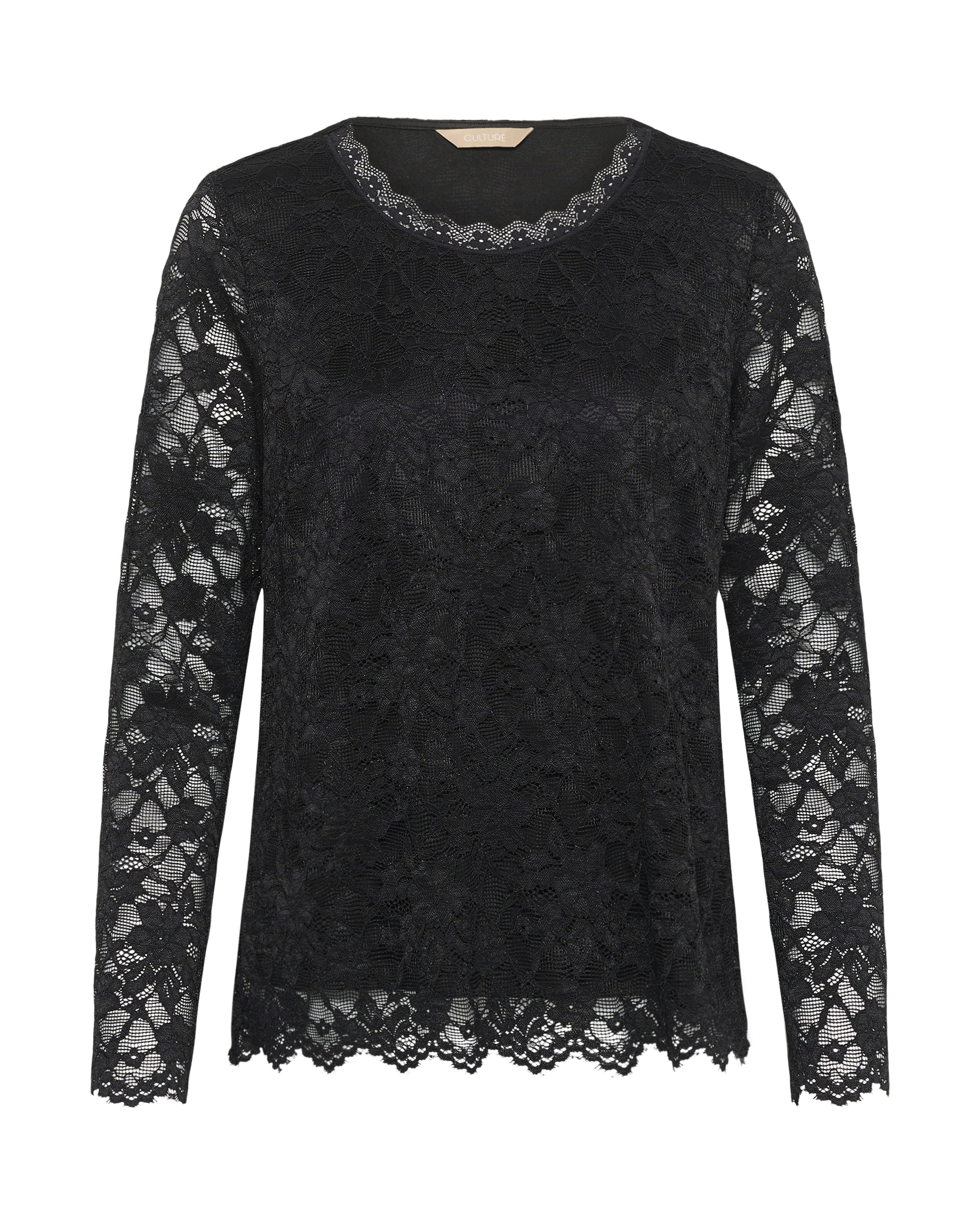 CULTURE - Blusa en negro: frente