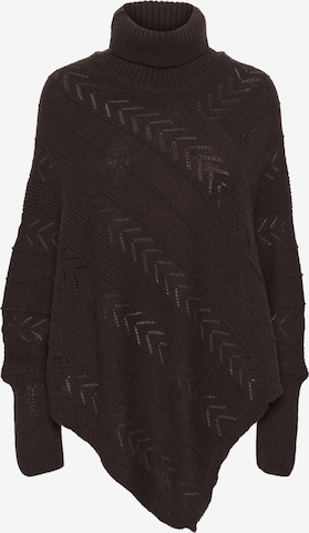 Cape 'Holiday' Cream en marron : devant