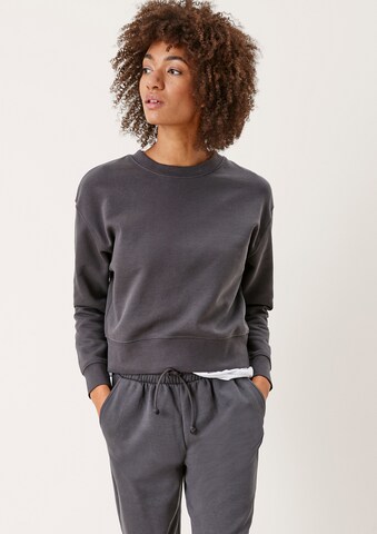 Sweat-shirt QS en gris