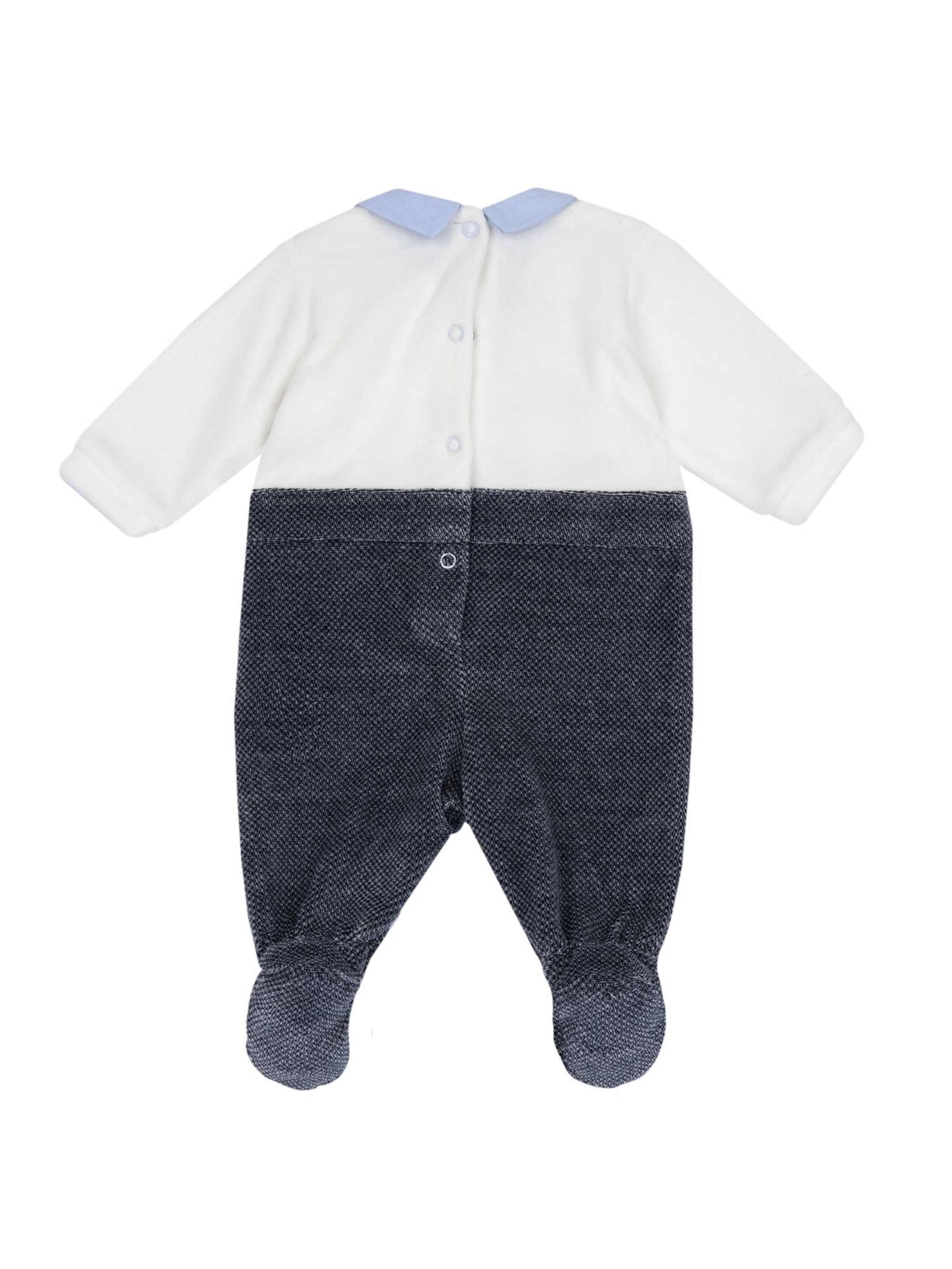 Chicco - Pijama entero/body en blanco