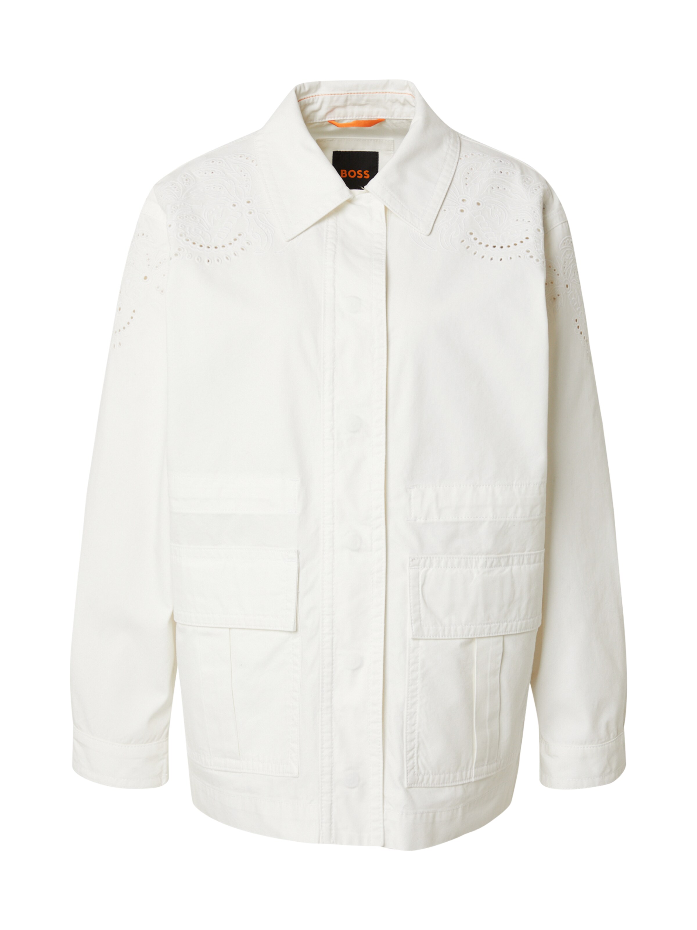 Veste mi-saison 'Jokini' BOSS en blanc : devant
