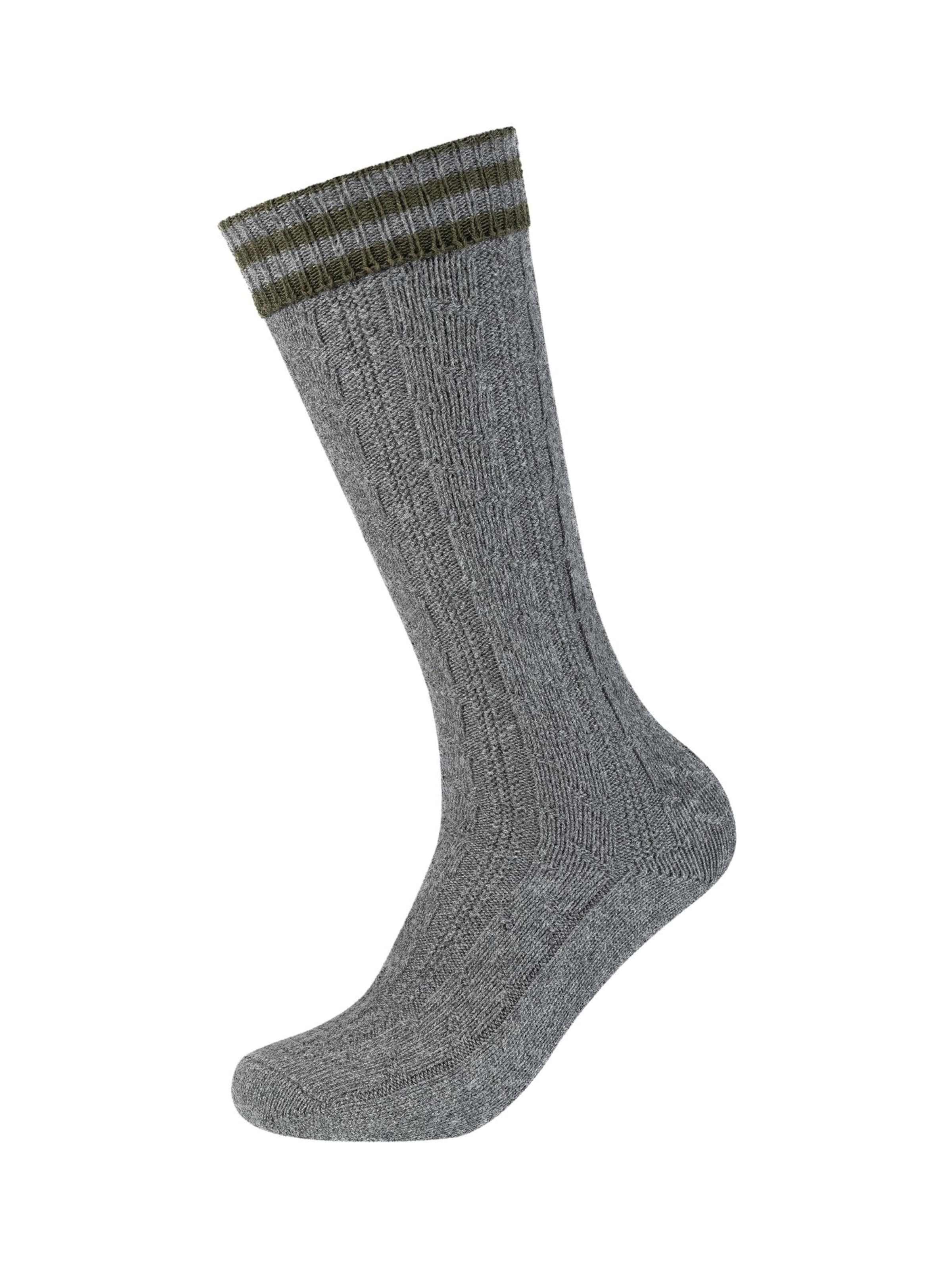 camano Traditional socks in Grey: front