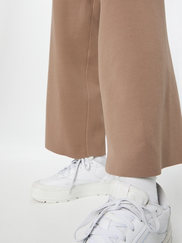 ONLY Široke hlačnice Hlače 'LINEA' | rjava barva