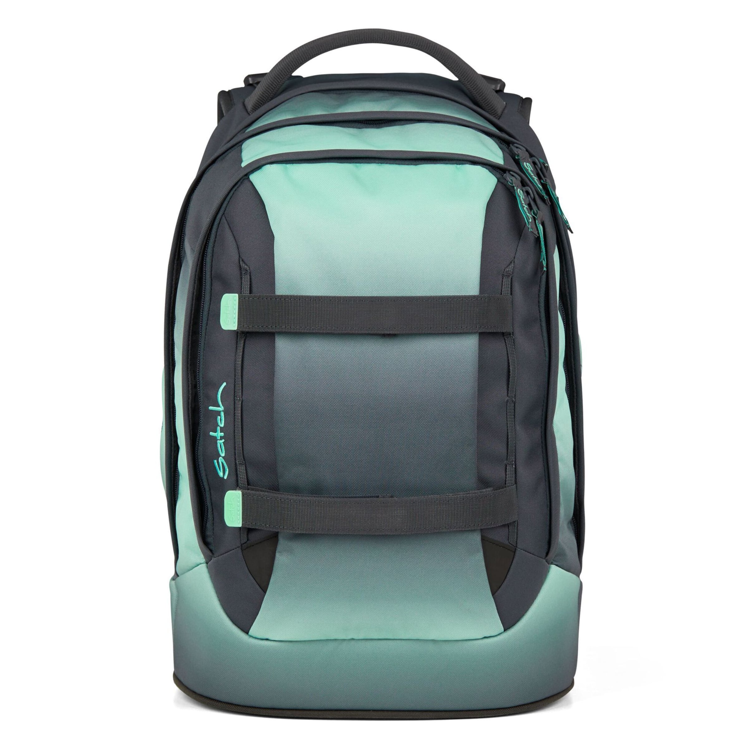 Satch Backpack in Green: front