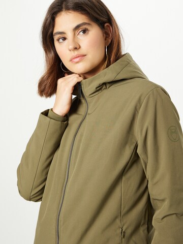 KnowledgeCotton Apparel Between-Seasons Coat 'JASMINE' in Green